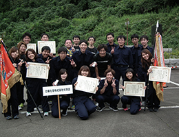 We got excellent results at the self-defense fire brigade firefighting game competition contest